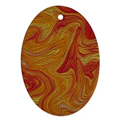 Texture Pattern Abstract Art Ornament (Oval)