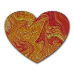 Texture Pattern Abstract Art Heart Mousepads