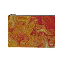 Texture Pattern Abstract Art Cosmetic Bag (Large) 