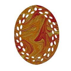 Texture Pattern Abstract Art Ornament (Oval Filigree)
