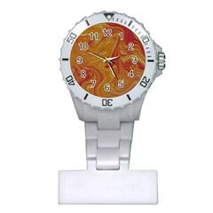 Texture Pattern Abstract Art Plastic Nurses Watch