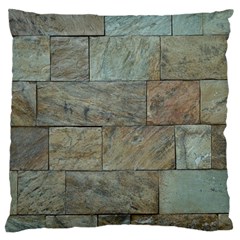 Wall Stone Granite Brick Solid Large Cushion Case (one Side) by Nexatart