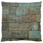 Wall Stone Granite Brick Solid Large Cushion Case (One Side) Front