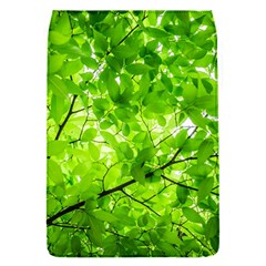 Green Wood The Leaves Twig Leaf Texture Flap Covers (s)  by Nexatart