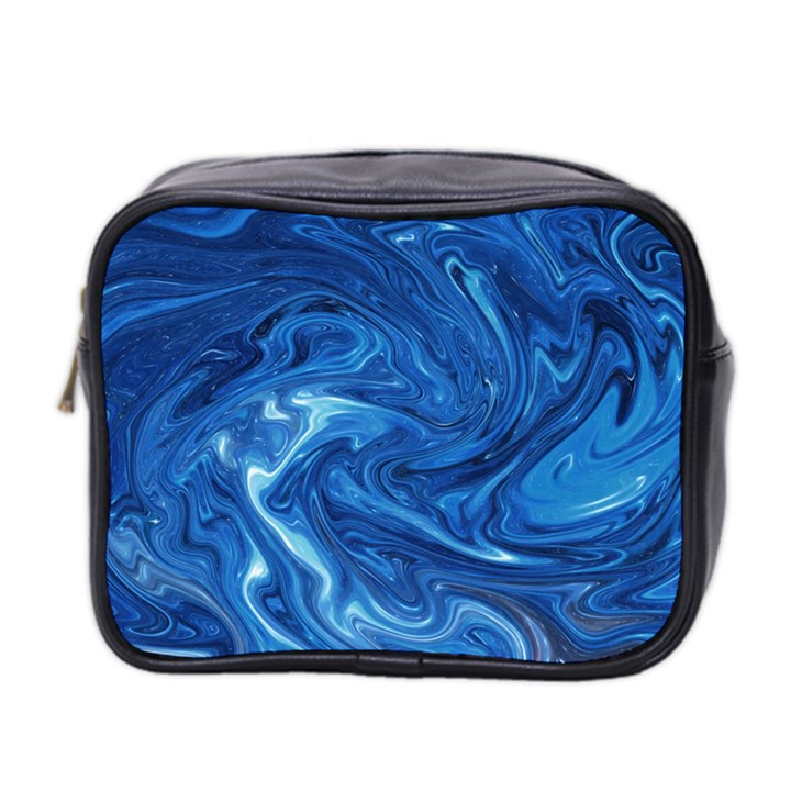 Abstract Pattern Texture Art Mini Toiletries Bag 2-Side