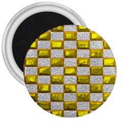 Pattern Desktop Square Wallpaper 3  Magnets by Nexatart