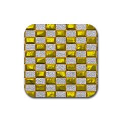 Pattern Desktop Square Wallpaper Rubber Coaster (square)  by Nexatart