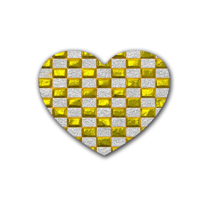 Pattern Desktop Square Wallpaper Heart Coaster (4 pack) 