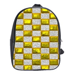 Pattern Desktop Square Wallpaper School Bag (large)