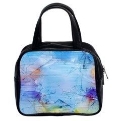 Background Art Abstract Watercolor Classic Handbags (2 Sides) by Nexatart