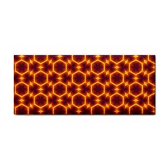 Black And Orange Diamond Pattern Cosmetic Storage Cases