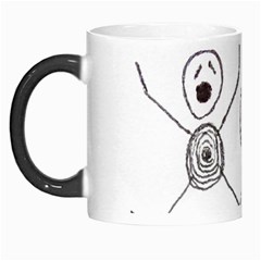 Violence Concept Drawing Illustration Small Morph Mugs by dflcprints