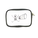 Violence Concept Drawing Illustration Small Coin Purse Back