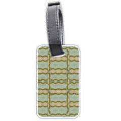 Celtic Wood Knots In Decorative Gold Luggage Tags (two Sides) by pepitasart