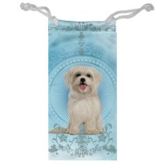 Cute Little Havanese Puppy Jewelry Bag by FantasyWorld7