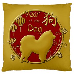 Year Of The Dog - Chinese New Year Standard Flano Cushion Case (one Side) by Valentinaart