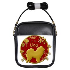 Year Of The Dog - Chinese New Year Girls Sling Bags by Valentinaart