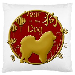 Year Of The Dog - Chinese New Year Standard Flano Cushion Case (two Sides) by Valentinaart