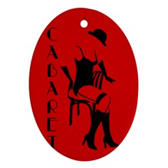 Cabaret Oval Ornament (two Sides) by Valentinaart