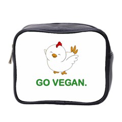 Go Vegan - Cute Chick  Mini Toiletries Bag 2-side