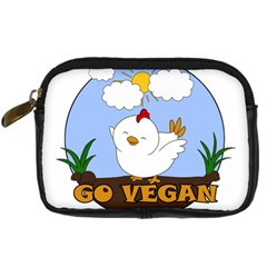 Go Vegan - Cute Chick  Digital Camera Cases