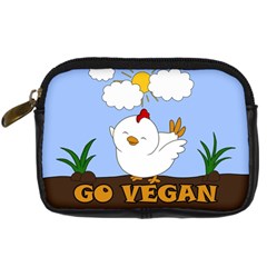 Go Vegan - Cute Chick  Digital Camera Cases