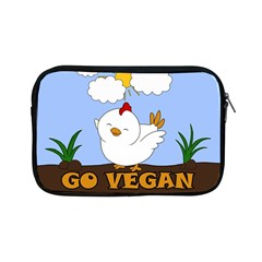 Go Vegan - Cute Chick  Apple Ipad Mini Zipper Cases by Valentinaart