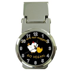 Go Vegan - Cute Chick  Money Clip Watches