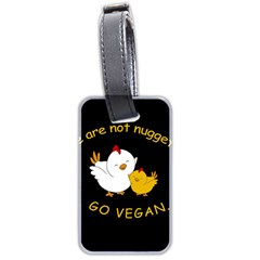 Go Vegan - Cute Chick  Luggage Tags (Two Sides)