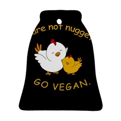 Go Vegan - Cute Chick  Bell Ornament (Two Sides)