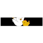 Go Vegan - Cute Chick  Small Flano Scarf Front