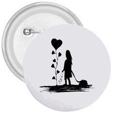 Sowing Love Concept Illustration Small 3  Buttons by dflcprints