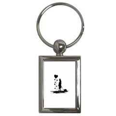 Sowing Love Concept Illustration Small Key Chains (rectangle)  by dflcprints