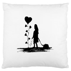 Sowing Love Concept Illustration Small Large Flano Cushion Case (two Sides) by dflcprints