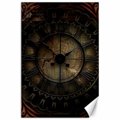 Steampunk, Wonderful Noble Steampunnk Design Canvas 24  X 36 