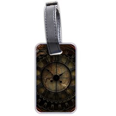 Steampunk, Wonderful Noble Steampunnk Design Luggage Tags (two Sides) by FantasyWorld7