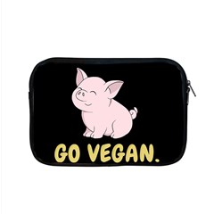Go Vegan - Cute Pig Apple Macbook Pro 15  Zipper Case by Valentinaart