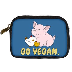 Go Vegan - Cute Pig And Chicken Digital Camera Cases
