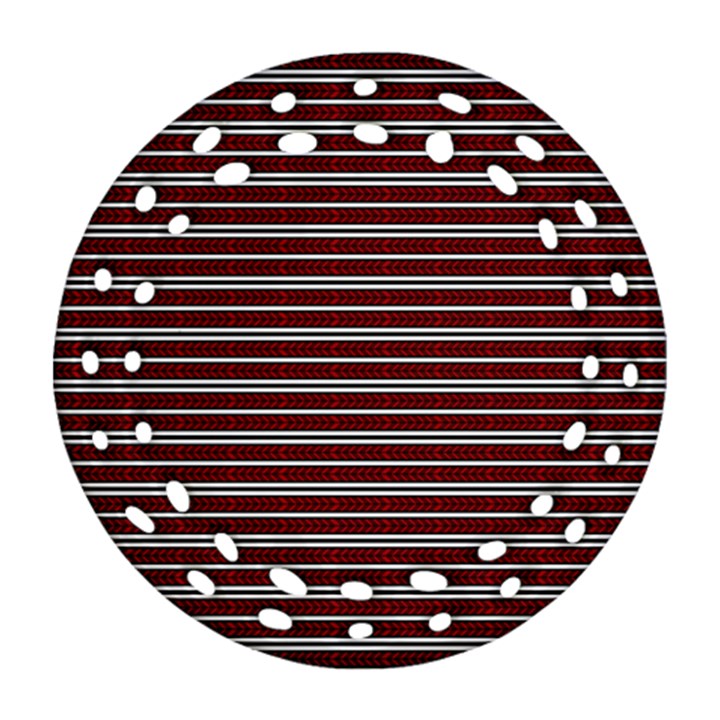 Indian Stripes Ornament (Round Filigree)