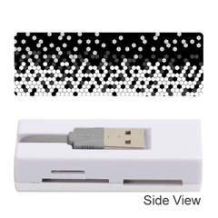 Flat Tech Camouflage Black And White Memory Card Reader (stick)  by jumpercat