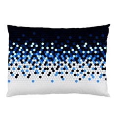 Flat Tech Camouflage Reverse Blue Pillow Case (two Sides) by jumpercat