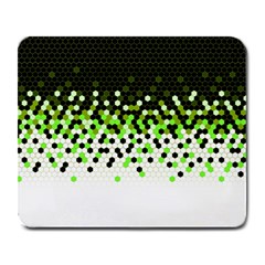 Flat Tech Camouflage Reverse Green Large Mousepads by jumpercat