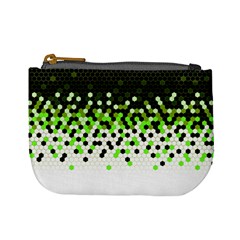 Flat Tech Camouflage Reverse Green Mini Coin Purses by jumpercat