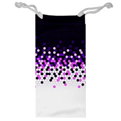 Flat Tech Camouflage Reverse Purple Jewelry Bag by jumpercat