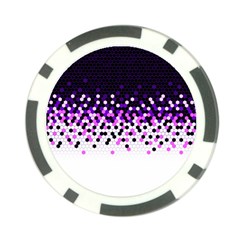 Flat Tech Camouflage Reverse Purple Poker Chip Card Guard (10 Pack) by jumpercat