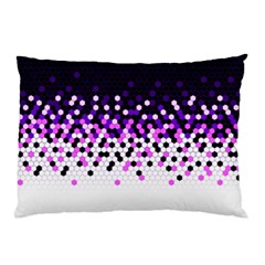 Flat Tech Camouflage Reverse Purple Pillow Case (two Sides) by jumpercat