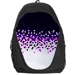 Flat Tech Camouflage Reverse Purple Backpack Bag by jumpercat