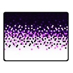 Flat Tech Camouflage Reverse Purple Double Sided Fleece Blanket (Small)  45 x34  Blanket Front