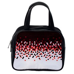 Flat Tech Camouflage Reverse Red Classic Handbags (one Side) by jumpercat