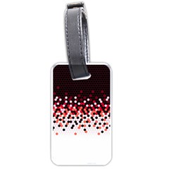 Flat Tech Camouflage Reverse Red Luggage Tags (one Side)  by jumpercat